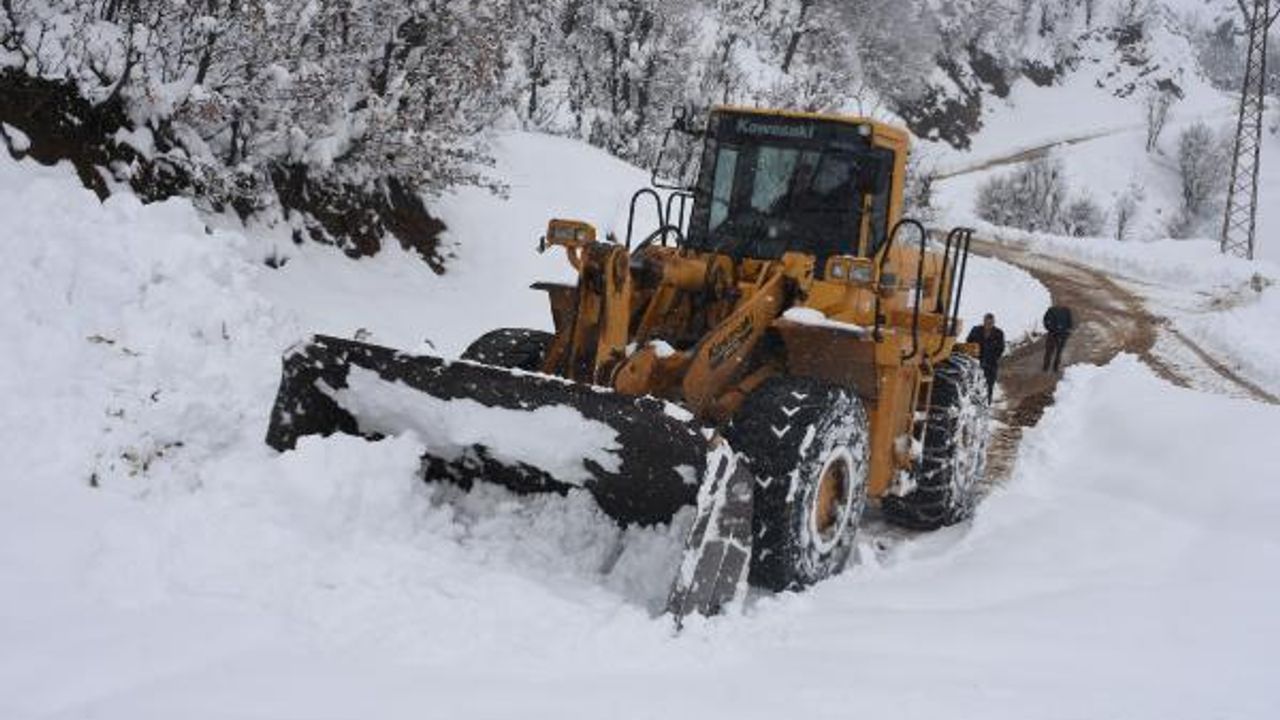 Bitlis'te 240 köy yolu kar esaretinden kurtuldu