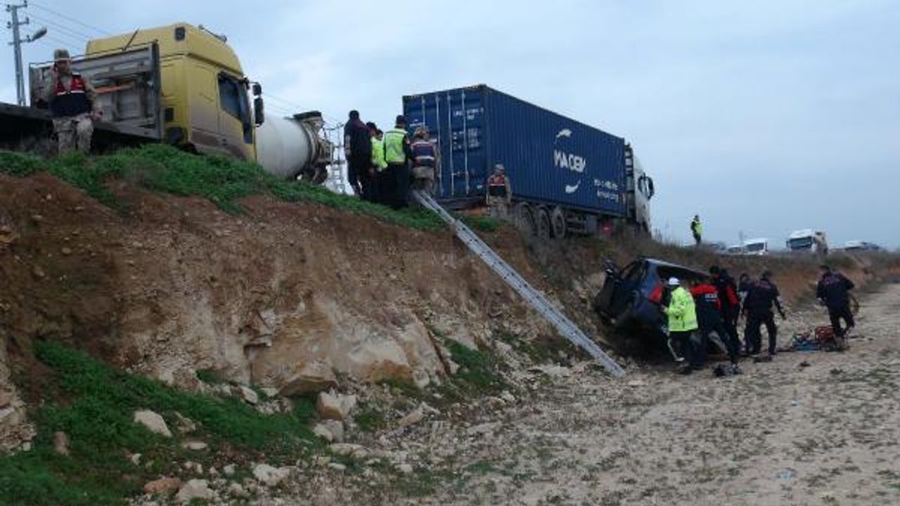 Kilis’te beton mikseri can aldı