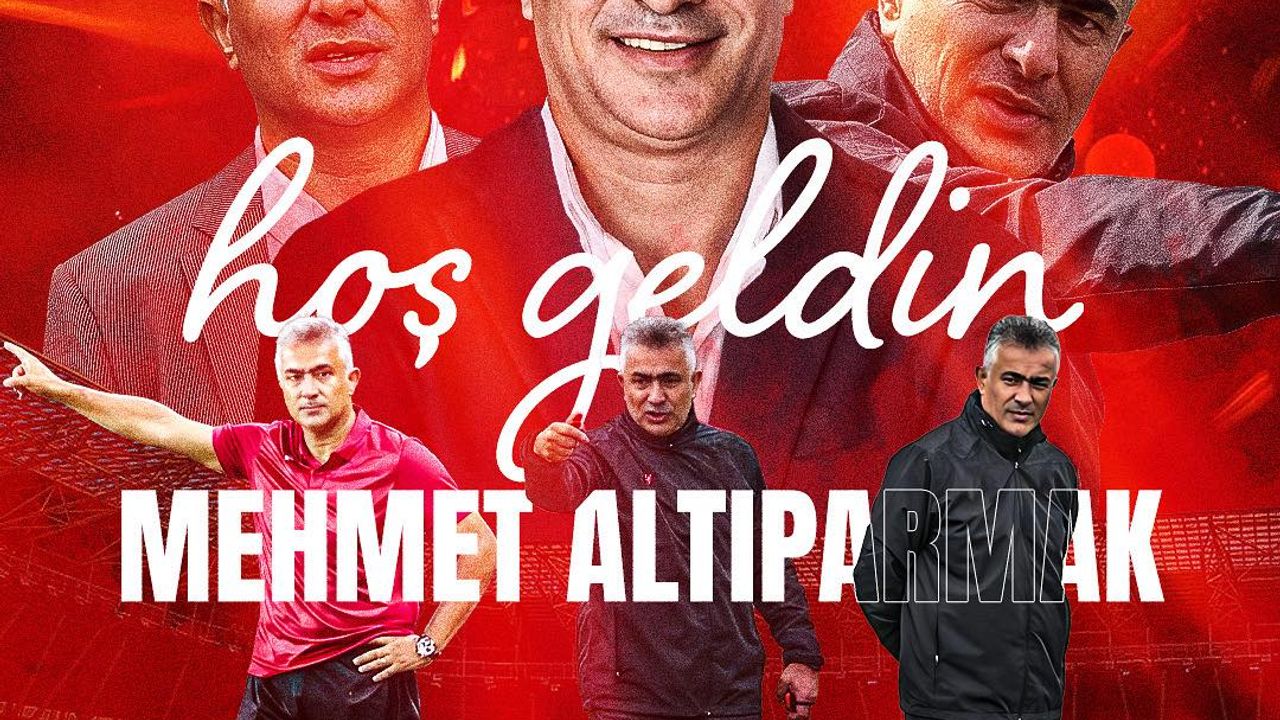 Sivasspor'un yeni teknik direktörü Mehmet Altıparmak oldu