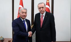 Cumhurbaşkanı, Moğolistan Millî Güvenlik Konseyi Sekreteri Enkhbayar'ı misafir etti