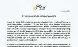 Meral Akşener: Türkiye'nin herhangi bir yerinde, herhangi bir amaçla bir ofis açmadım