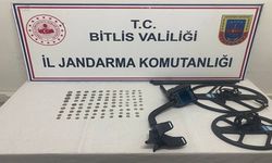 Bitlis'te 97 tarihi sikke ele geçirildi