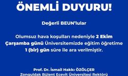 Zonguldak'ta sağanak yağmur nedeniyle okullar tatil