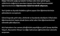 Cumhurbaşkanı Erdoğan'dan 'Öğretmenler Günü' paylaşımı