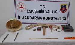 Eskişehir’de kaçak kazı yapanlara suçüstü