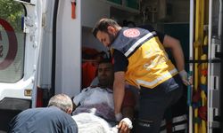 Çim biçme makinesine kolunu kaptırdı, ambulans helikopterle sevk edildi