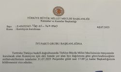 Dervişoğlu İYİ Parti olarak komisyonda yer almayacağız