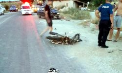 Otomobille çarpışan motosikletin sürücüsü Kasım Efe öldü