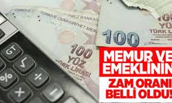 Memur ve emeklilerin zam oranı belli oldu.