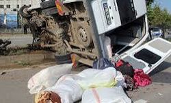 Fındık işçilerini taşıyan minibüs uçuruma yuvarlandı: 4 ölü, 17 yaralı (4)