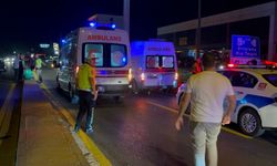 Aydın'da 3 aracın karıştığı kaza kamerada; 1 ölü, 5 yaralı