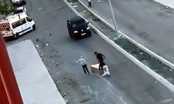 Esenyurt'ta metal dolap hırsızlığı kamerada
