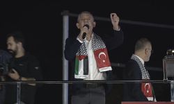 Eyüpsultan'da 4 partinin katıldığı 'Filistine Destek' mitingi düzenlendi