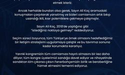 Sadettin Saran: Sayın Ali Koç, istediğiniz noktaya gelmeyi reddediyoruz