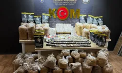 Kahramanmaraş’ta kaçakçılık operasyonu: 1.400 paket sigara ve 280 kilo tütün ele geçirildi