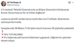 15 ilde 'siber suç' operasyonu: 16 tutuklama