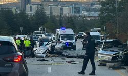 Ankara'da iki otomobil çarpıştı: 1 ölü, 2 yaralı