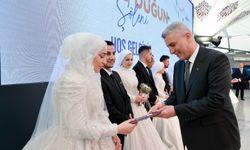 Bağcılar'da geleneksel toplu düğün şöleninin 30'uncusu düzenlendi