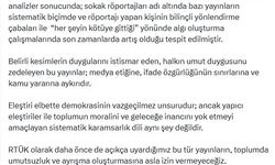 RTÜK Başkanı Şahin'den 'sokak röportajları' açıklaması