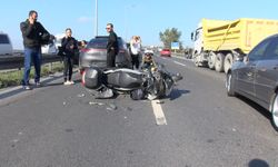 Eyüpsultan'da otomobile çarparak yaralanan motosiklet sürücüsü için seferber oldular