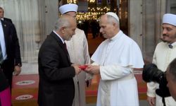 Papa 14'üncü Leo Sultanahmet Camii'ni ziyaret etti
