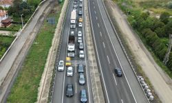 İstanbul-Tekirdağ kara yolunda trafik yoğunluğu / Ek fotoğraflar