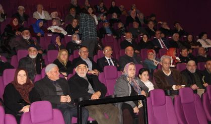 Bolu’da 50 yıllık evli çiftler sinema etkinliğinde buluştu