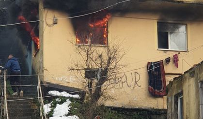 Ereğli’de ev yandı, 1 kişi dumandan etkilendi