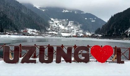 Jandarma SAK Timi’nden Uzungöl’de buz altı dalış tatbikatı