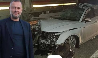 AK Parti ilçe başkanı kazada hayatını kaybetti