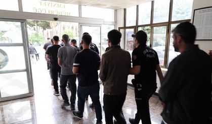 Mersin'de 'change' operasyonunda 15 tutuklama