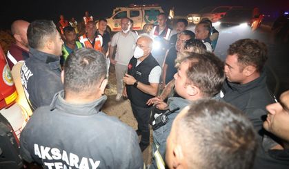 Aksaray'da orman yangını