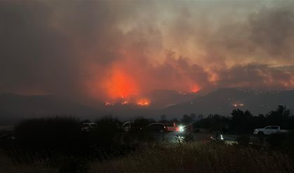 Çanakkale'de orman yangını: 5 köy tahliye edildi (4)