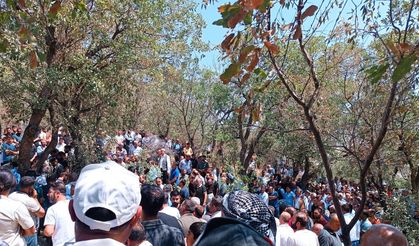 Mardin’de devrilip alev alan TIR’ın şoförü defnedildi