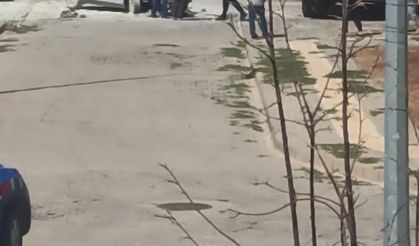 Park halindeki otomobil yandı