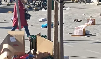 Düzce kent merkezindeki kirlilik tepki çekti