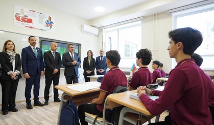 Bakan Tekin, Bakü Türk Anadolu Lisesi açılış törenine katıldı