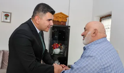 Artvin Vali Vekili Erdoğan'dan Kıbrıs gazisine ziyaret