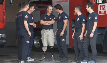 Bacaklarını kaybetse de umudu hayata bağladı