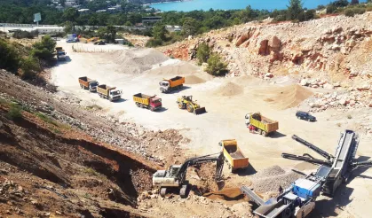Muğla'dan hafriyat kamyonlarına uydu takibi