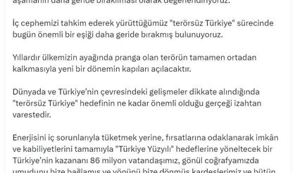 AK Parti'li Ala: Terörün tamamen ortadan kalkmasıyla yeni bir dönemin kapıları açılacak