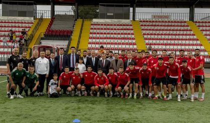 Galatasaray Başkanı Özbek'ten Mardin 1969 Spor'a ziyaret