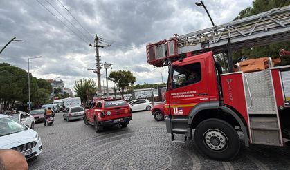 Kazada ölen itfaiye erini arkadaşları sirenler eşliğinde son yolculuğuna uğurladı