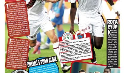 Trabzonspor deplasmanda Çaykur Rizespor'u mağlup ederek galibiyet serisini sürdürdü