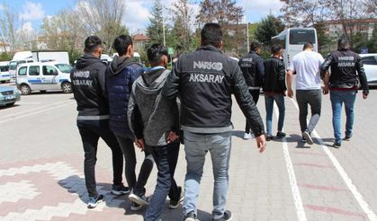 Aksaray'da uyuşturucu operasyonunda 154 şüpheliden 29'u tutuklandı