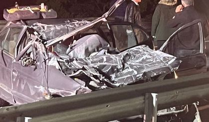 Kütahya'da otomobil, TIR'ın altına girdi: 1 ölü