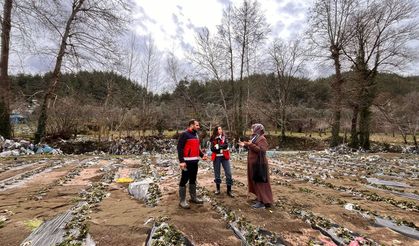 Hatay'da sağanak; dere taştı, evi ve ahırı su bastı (2)