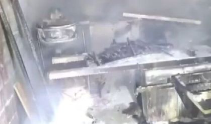 Adana'da mobilya atölyesinde yangın