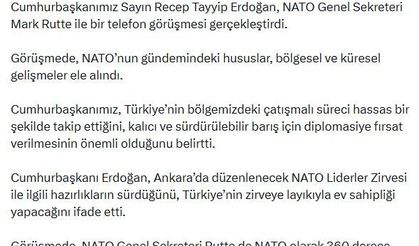 Cumhurbaşkanı Erdoğan, NATO Genel Sekreteri Rutte ile görüştü