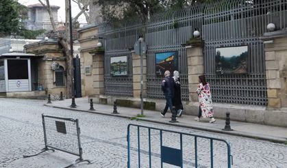 İstanbul'daki İran Başkonsolosluğu'nda bayraklar yarıya indirildi